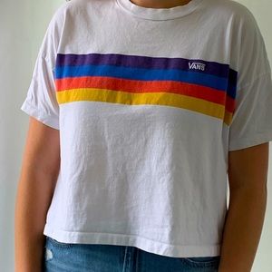 Rainbow Vans Vintage Tee